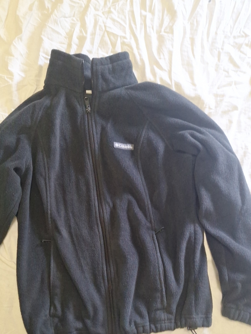 Columbia Kids Dark Grey Full-Zip Performance Fleece Jacket Size Large